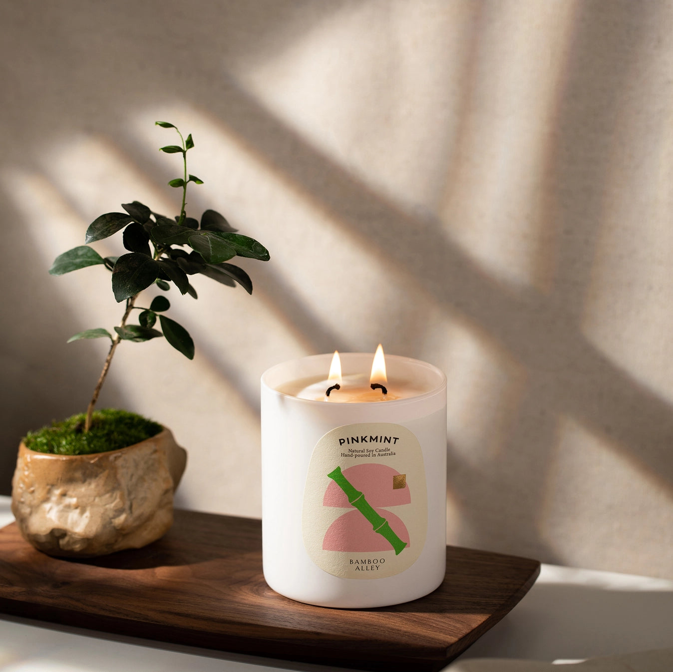 Bamboo Alley Double Wick Soy Candle 300g