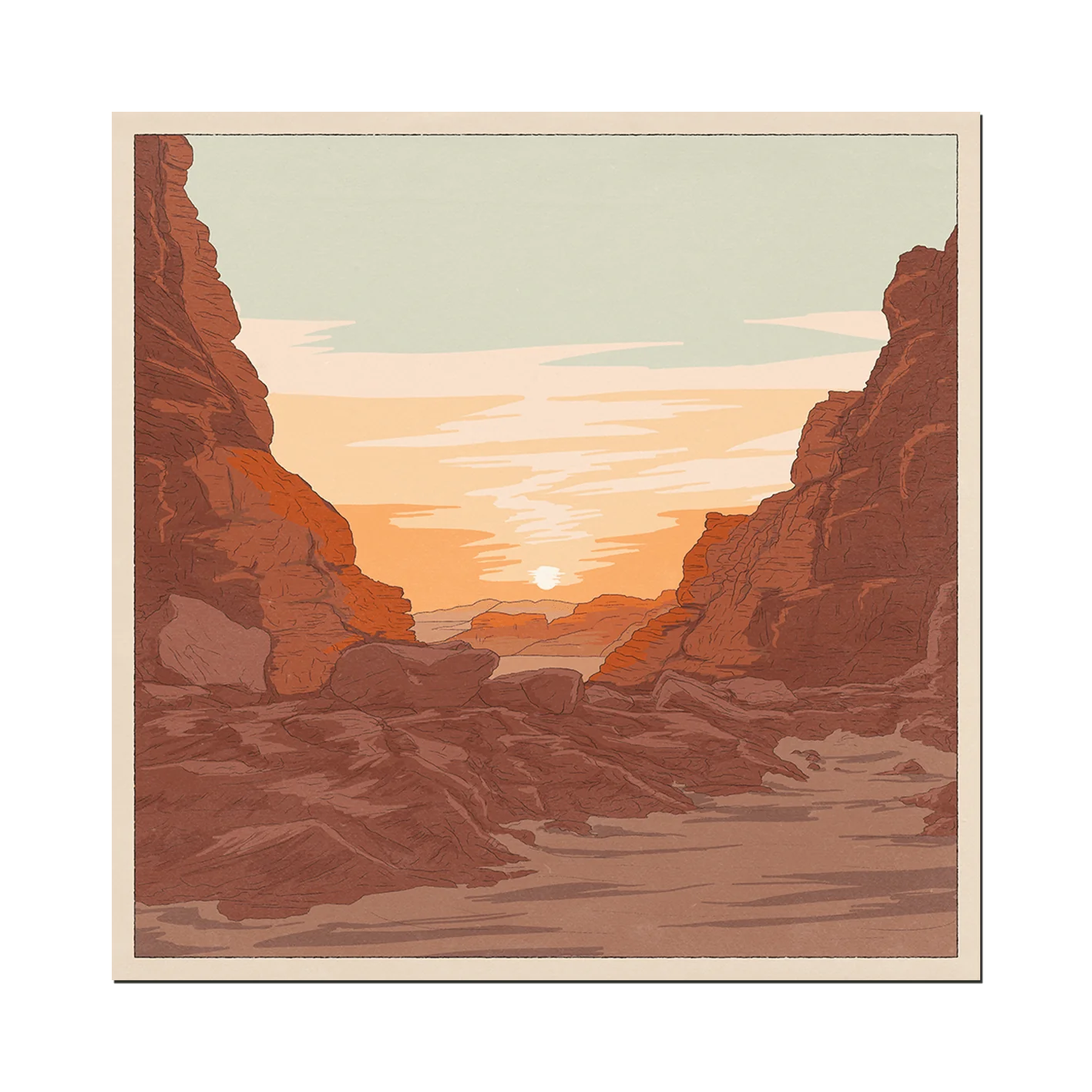 Aeolian Sunrise Art Print