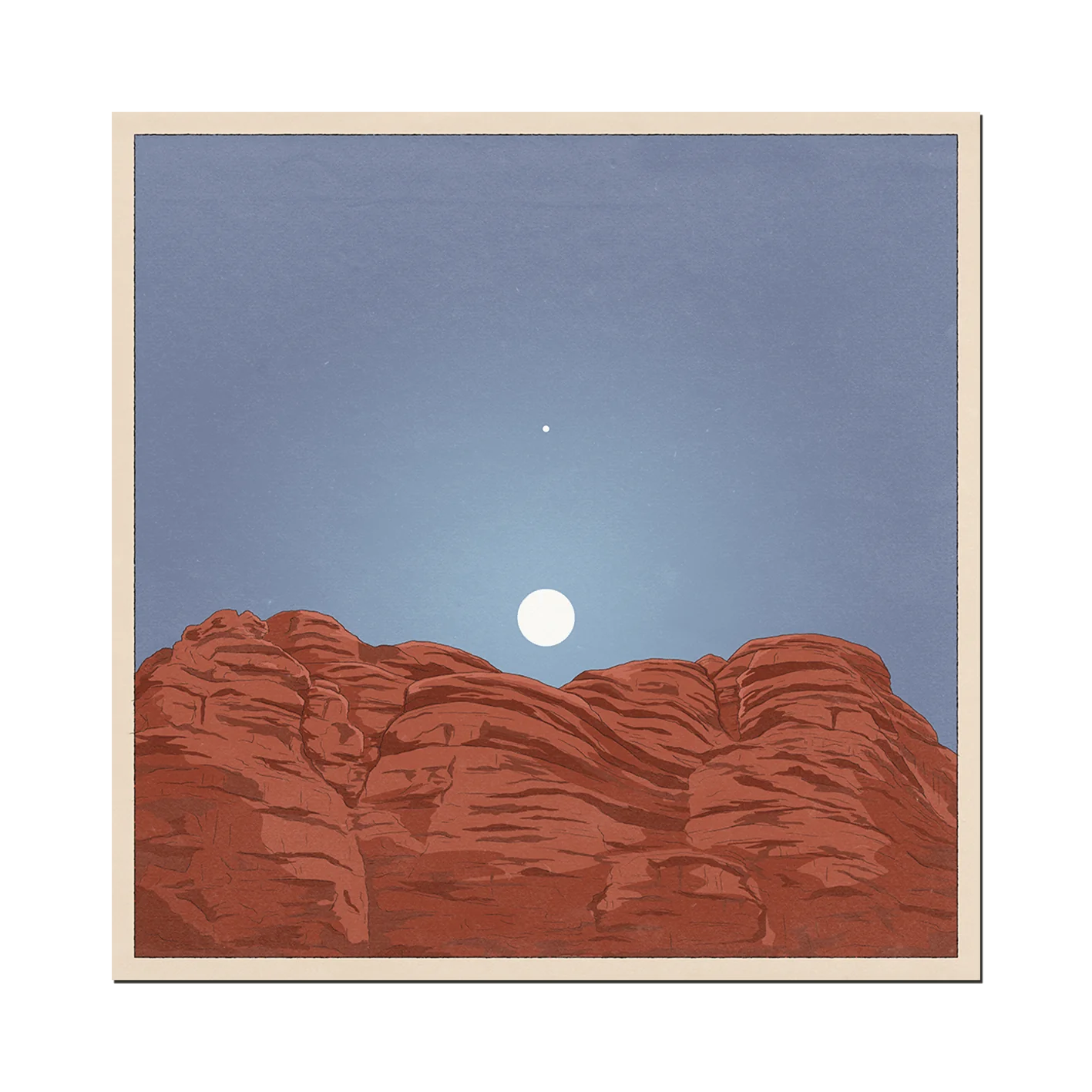 Valley of the Moon Art Print