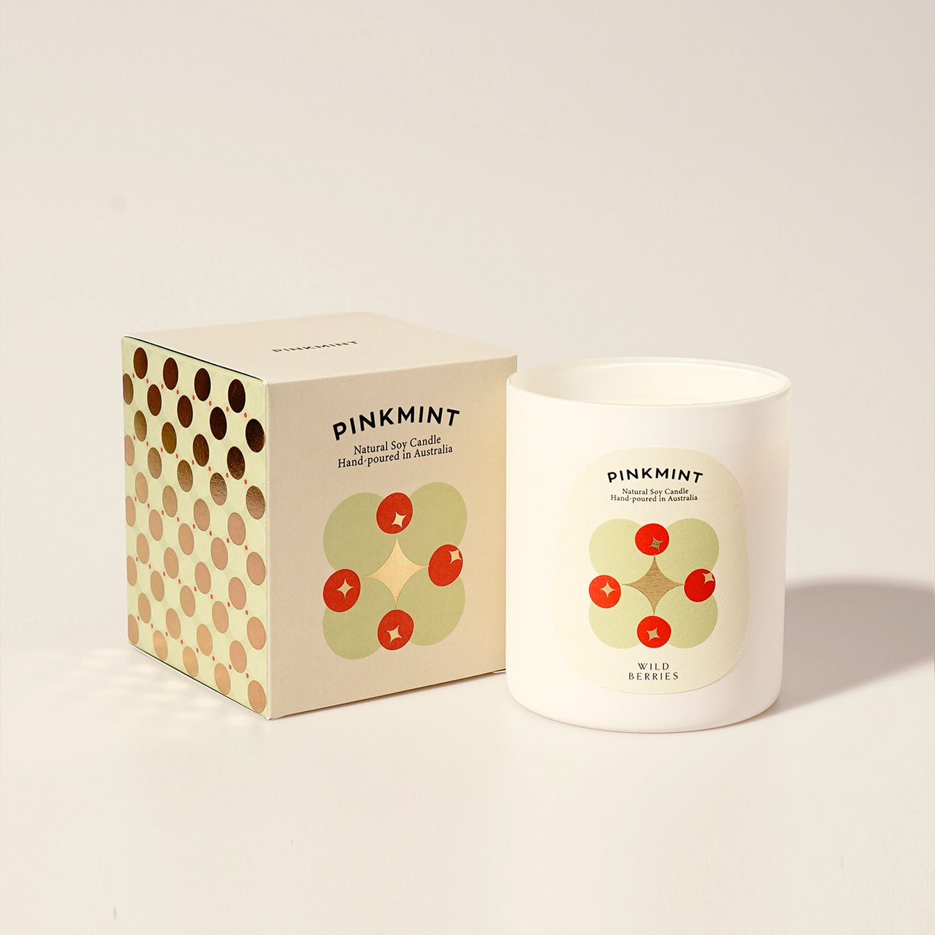 Wild Berries Double Wick Soy Candle 300g