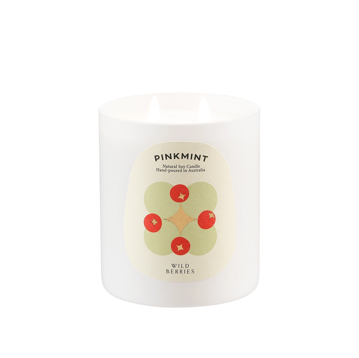Wild Berries Double Wick Soy Candle 300g