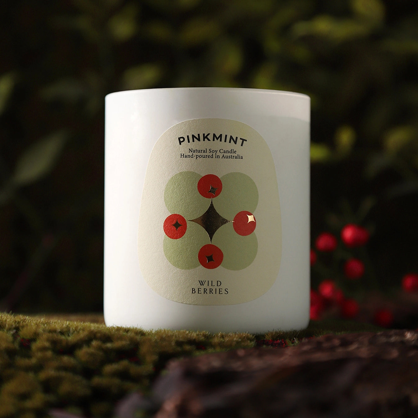 Wild Berries Double Wick Soy Candle 300g