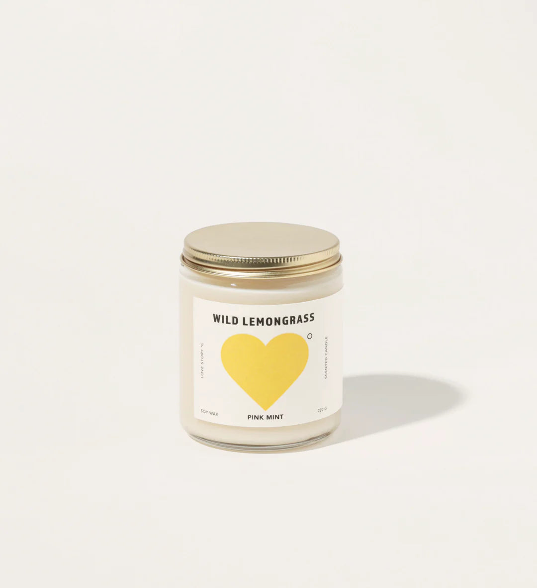Wild Lemongrass Soy Candle 220g