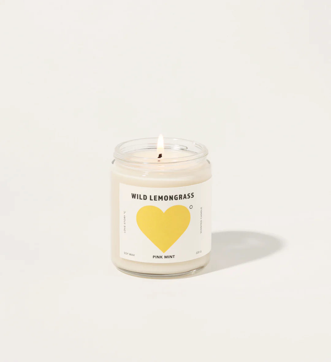 Wild Lemongrass Soy Candle 220g