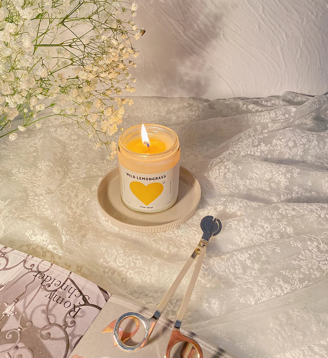 Wild Lemongrass Soy Candle 220g