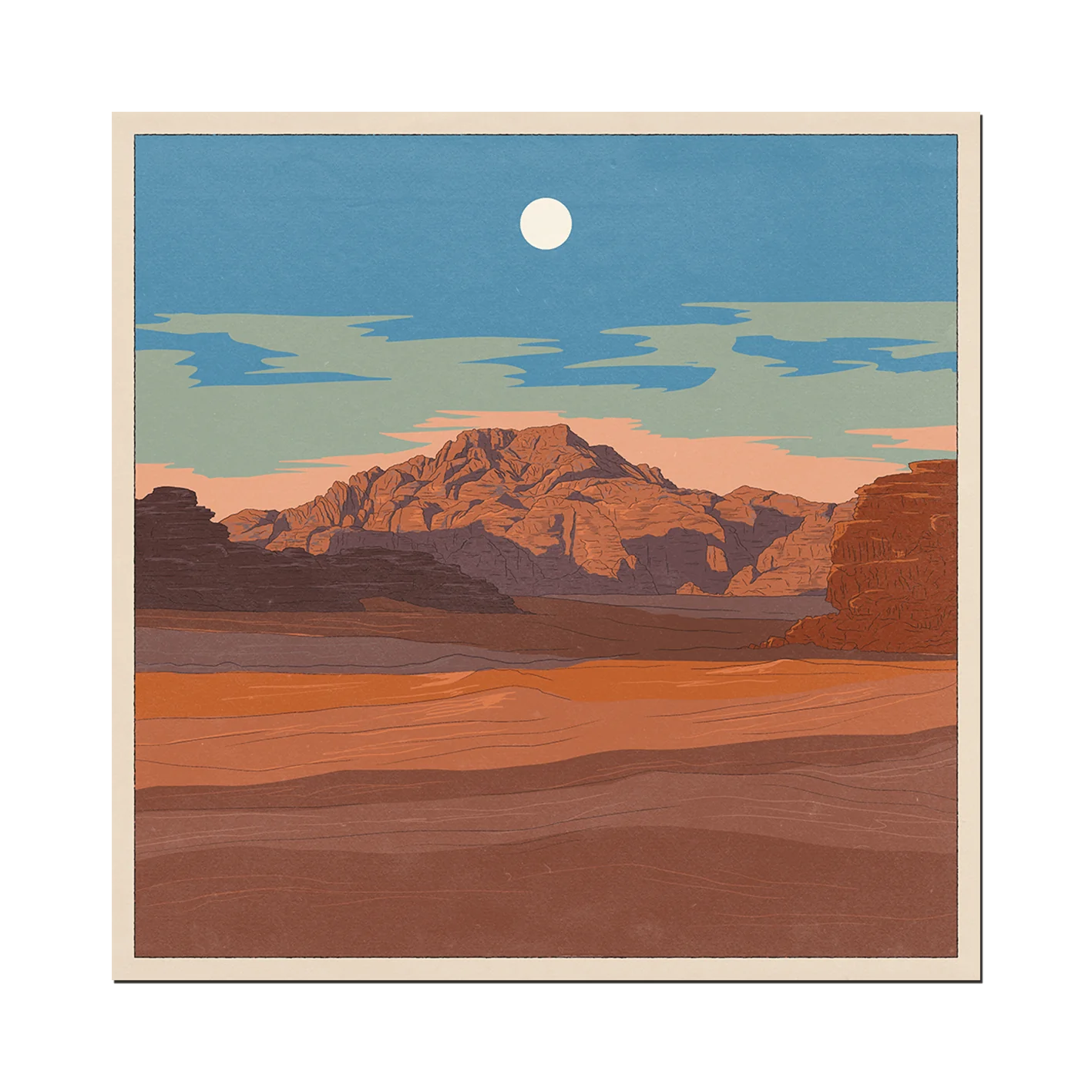 Desert Sands Art Print