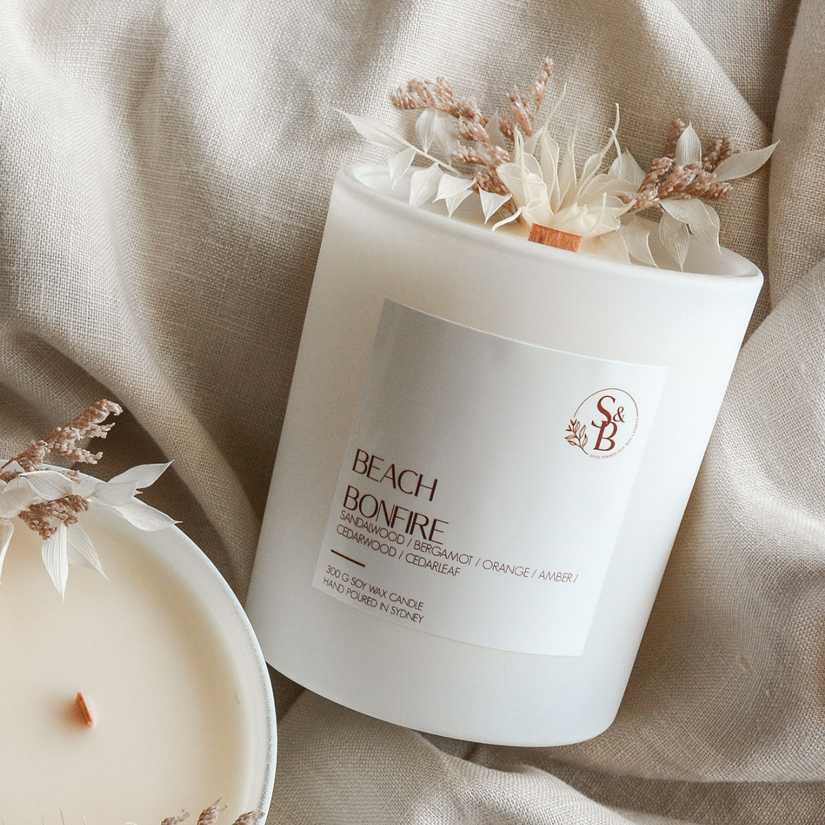 Beach Bonfire Soy Candle 300g