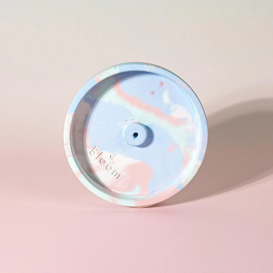 Marbled Incense Burner Multicoloured