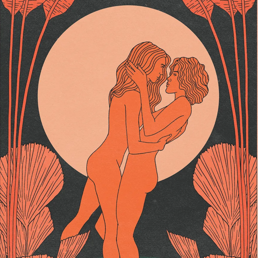 Lovers I Art Print