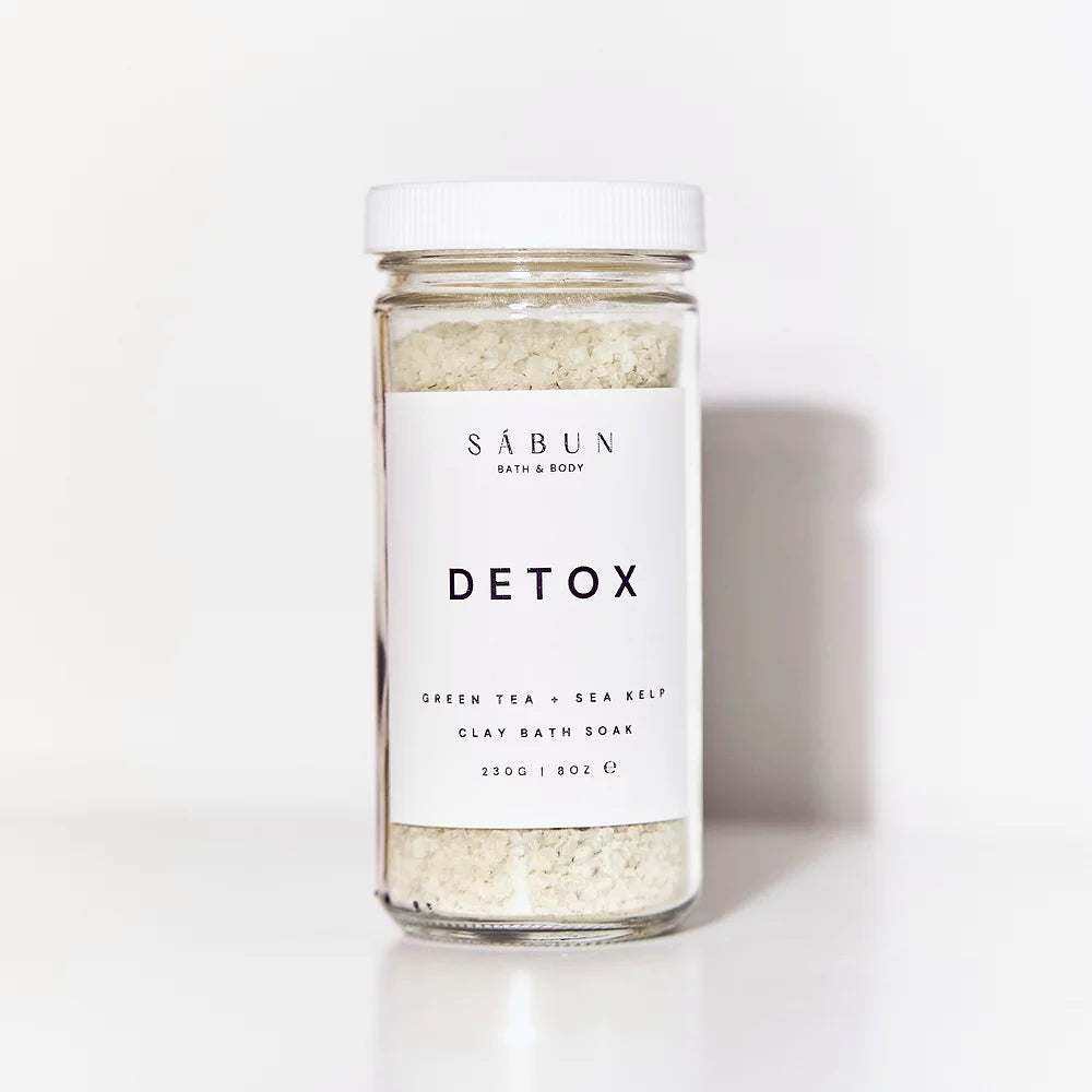 Detox Clay Green Tea & Sea Kelp Bath Salt Soak