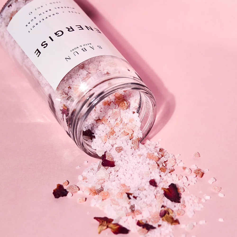 Energise Mineral Rose & Grapefruit Bath Salt Soak