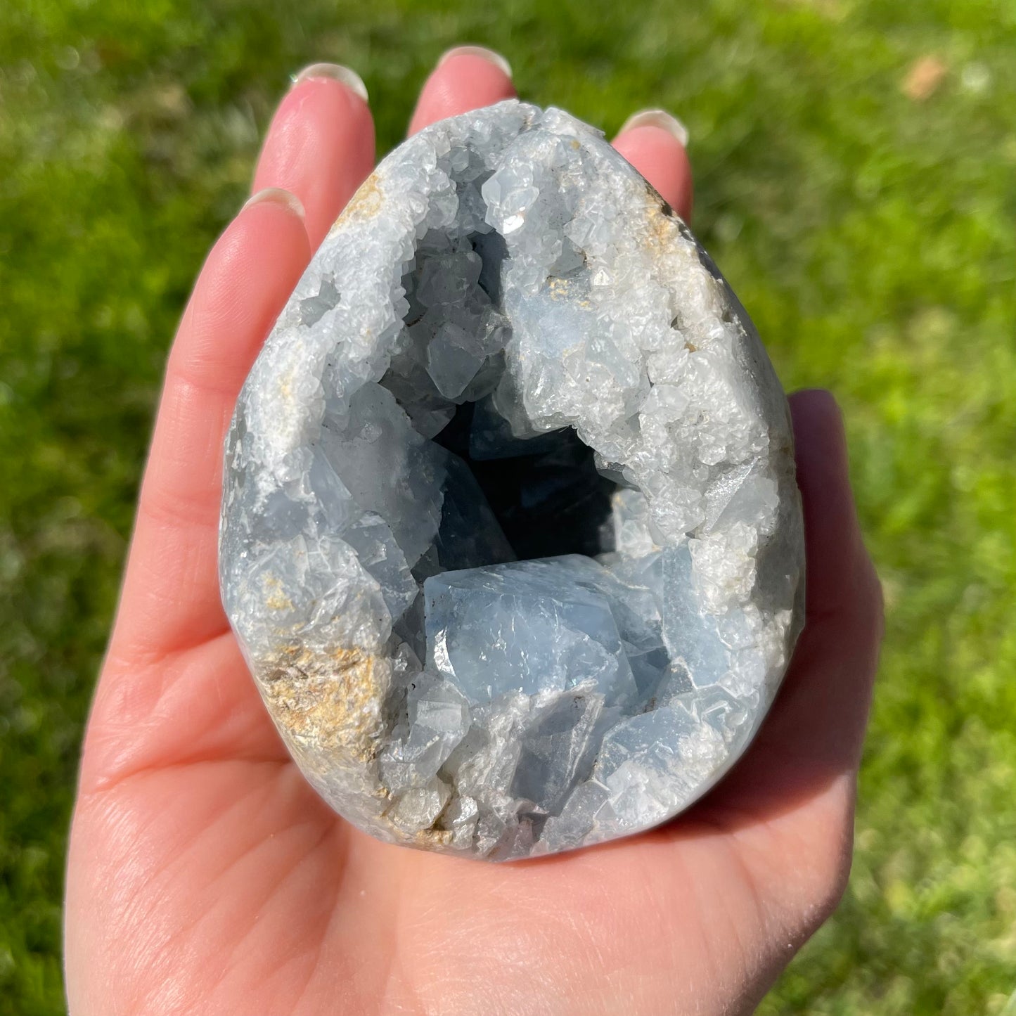 Celestite Geode Cluster 537g