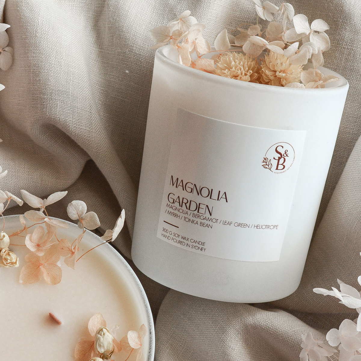 Magnolia Garden Soy Candle 300g