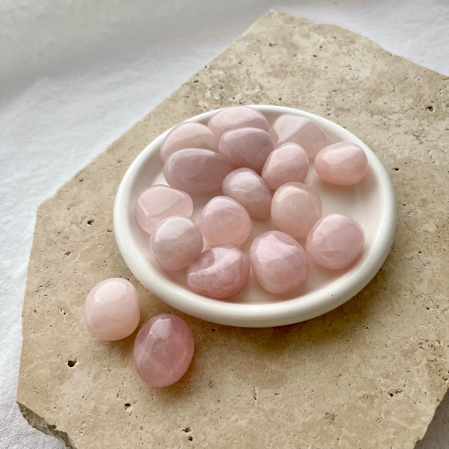 Rose Quartz Tumbled Stones