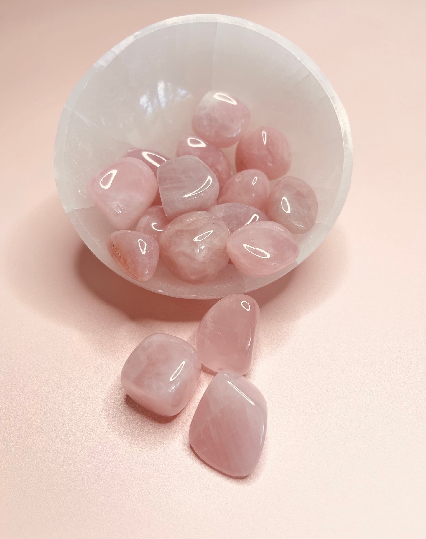 Rose Quartz Tumbled Stones