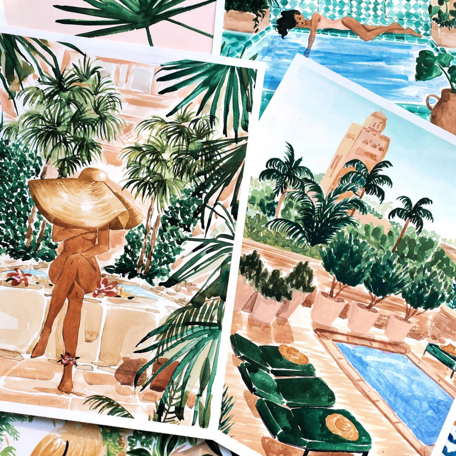 Vacation Mode Art Print 11x14"
