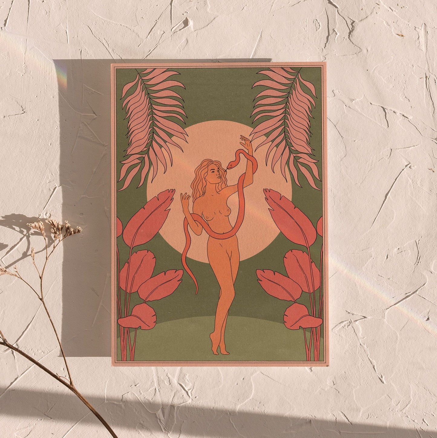Snake Charmer Art Print