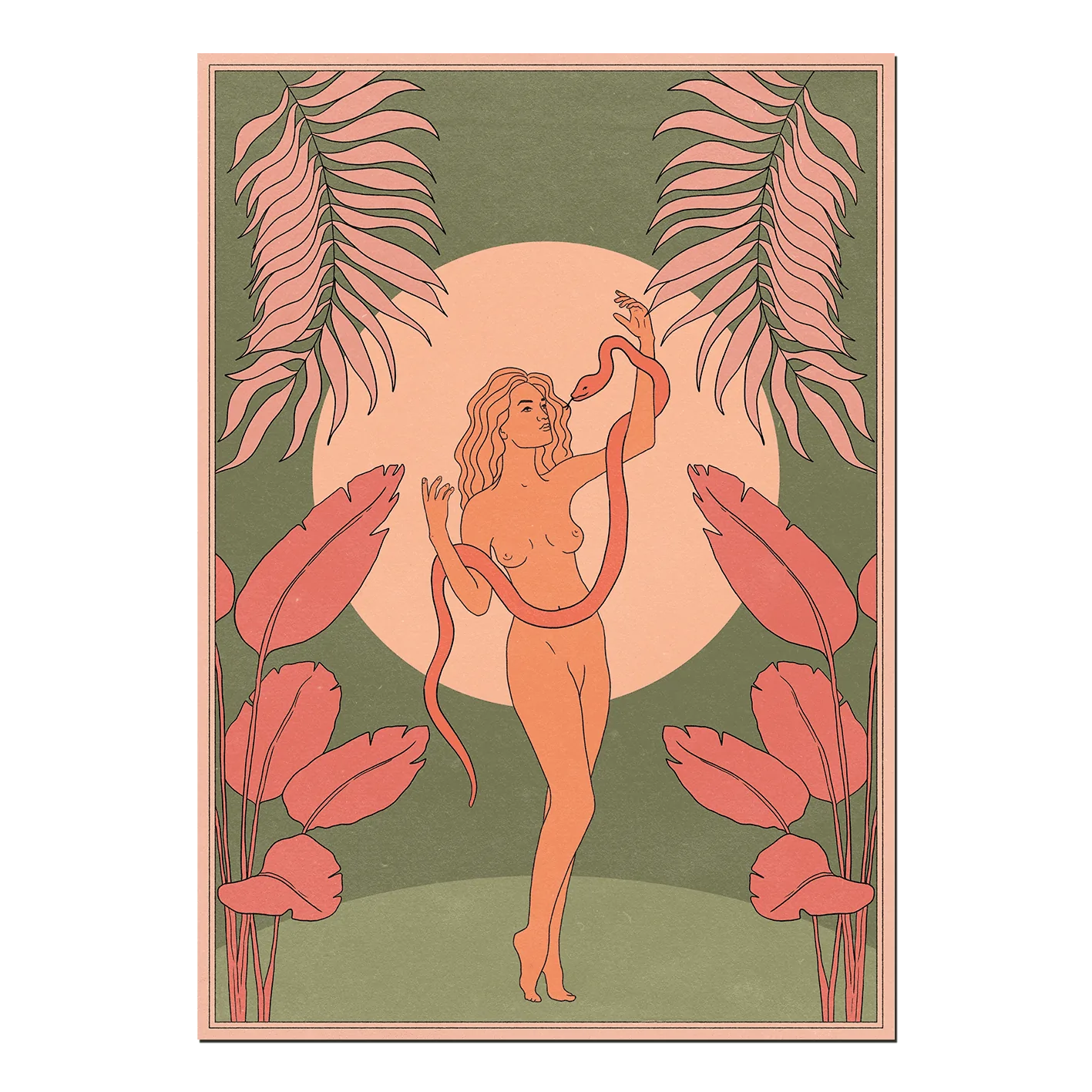 Snake Charmer Art Print