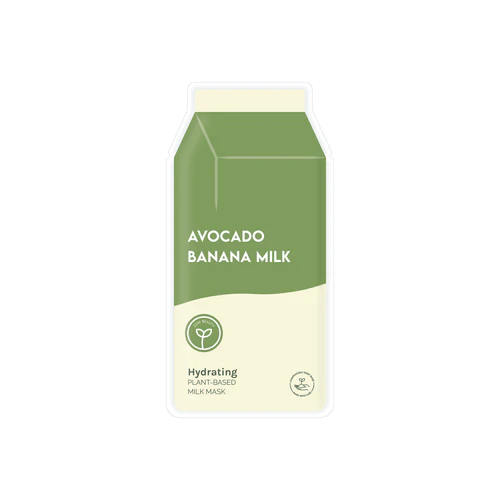 Hydrating Avocado Banana Plant Based Milk Sheet Mask
