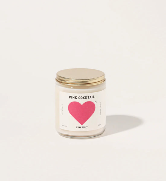 Pink Cocktail Soy Candle 220g
