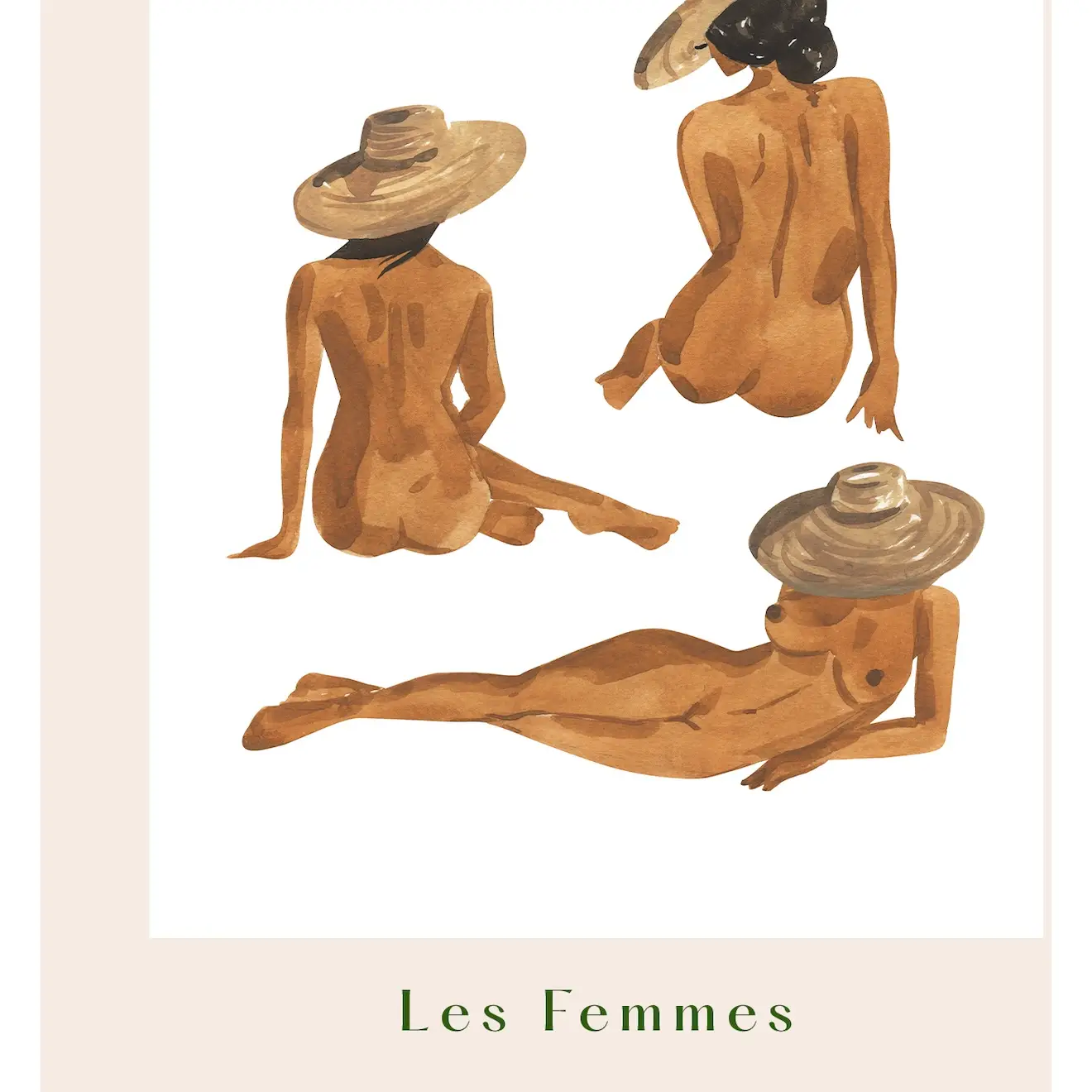 Les Femmes Art Print 8x10"