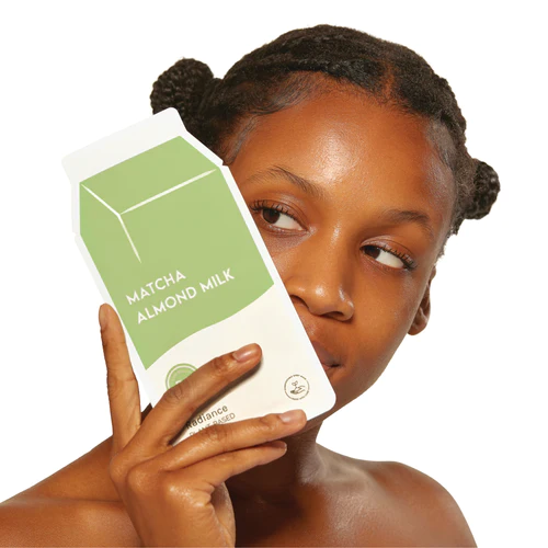 Radiance Matcha Almond Plant Based Milk Sheet Mask