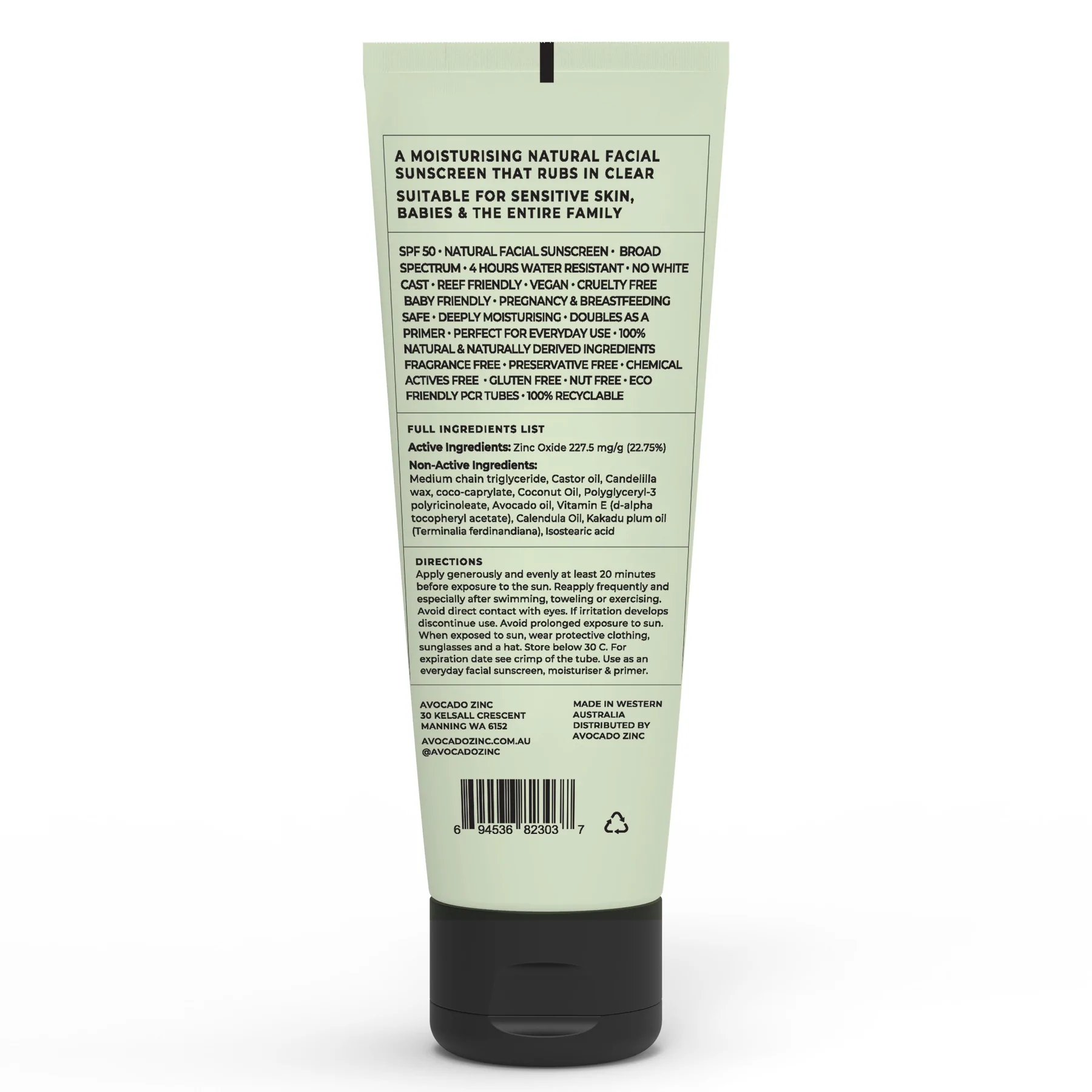 SPF 50 Natural Physical Sunscreen – Bow and Sparrow